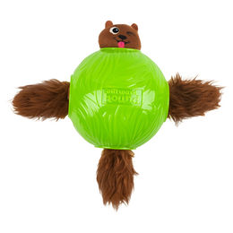 Outward Hound Snuffle N Treat Ball Intelligenzspielzeug aus Plüsch für Hunde Größe S Grün – Bild 1 von 3