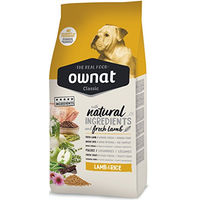 Produktbild von OWNAT Dog Classic Hundefutter Lamm & Reis Sensitive ohne Konservierungsstoffe und Farbstoffe 4 kg