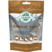 Produktbild von OXBOW Critical Care Fine Grind Veterinärdiät Ergänzungsfutter für Kaninchen Meerschweinchen Chinchilla und Schildkröten 100 g