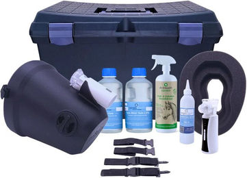 OxygenConcept EquiBuddy Inhalationsmaske Komplettpaket für Pferde in Schwarz aus Kunststoff – Bild 1 von 3