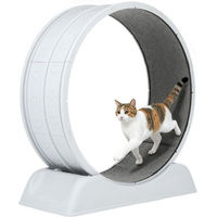Produktbild von oyajia Katzenlaufband Tier-Aktivitätsspiel aus Kunststoff mit 80cm Innendurchmesser für Kitten und Wohnungskatzen