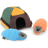 Produktbild von P.L.A.Y. Camp Corbin Collection Trailblazing Tent Quietschspielzeug für Hunde aus Polyester