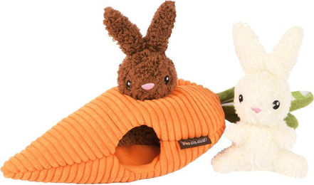 P.L.A.Y. Hippity Hoppity Funny Bunnies Plüschtier Versteck für Katzen bunt – Bild 1 von 1