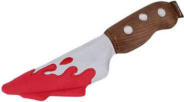 P.L.A.Y. Howling Haunts Doggy Dagger Quietschspielzeug für Hunde aus Polyester in Rot und Braun – Bild 1 von 6