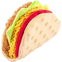 Produktbild von P.L.A.Y. Pet Lifestyle and You Plüsch Spielzeug Taco für Hunde und Katzen bunt