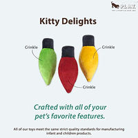 Produktbild von P.L.A.Y. Pet Lifestyle & You Feline Frenzy Kitty Delights Plüsch Spielzeug für Katzen mit Katzenminze bunt