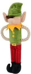 P.L.A.Y. Pet Merry Woofmas Santa's Little Elfer Quietschspielzeug aus Plüsch für Hunde - 100 g – Bild 1 von 3