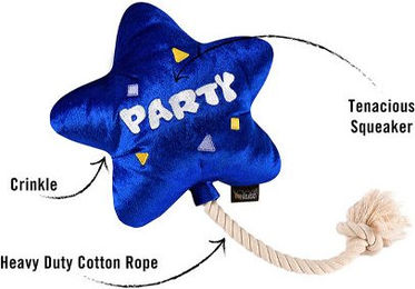 P.L.A.Y. Pet Party Time Collection Best Day Ever Balloon Plüschspielzeug für Hunde und Katzen aus Stoff – Bild 1 von 3