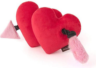 P.L.A.Y. Pet Puppy Love Fur-Ever Hearts Plüschspielzeug für Welpen mit Herz-Design – Bild 1 von 6