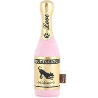 Produktbild von P.L.A.Y. Pet Puppy Love Muttscato Bottle Plüschspielzeug für Welpen in Rosa und Gold