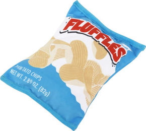 P.L.A.Y. Pet Snack Attack Fluffles Chips Plüschspielzeug Blau – Bild 1 von 3
