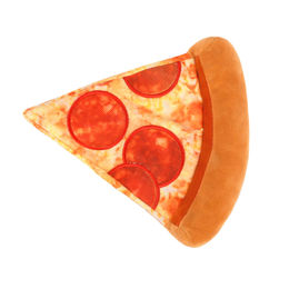 P.L.A.Y. Pet Snack Attack Puppy-roni Pizza Plüschspielzeug für Welpen in Bunt – Bild 1 von 2