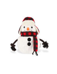 P.L.A.Y. Snowman Plüschspielzeug aus Textil und Seil in Weiß – Bild 1 von 1
