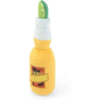 Produktbild von P.L.A.Y. Tropical Paradise Collection Canine Cerveza Quietschspielzeug für Hunde aus Polyester in Gelb