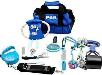 Produktbild von P & K 15-teiliges Tierpflege- und Spielset