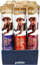 Produktbild von Pablo Hundenahrung Fleischsnack - 60 x 12 g