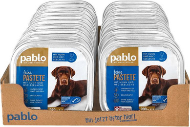 Produktbild von Pablo Hundenahrung Huhn & Edelfisch - 20 x 300 g