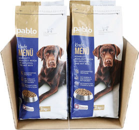 Produktbild von Pablo Hundenahrung Kraftmenü - 4 x 3 kg