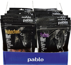 Produktbild von Pablo Hundesnack Filets - 30 x 100 g