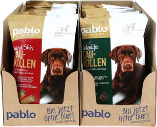 Produktbild von Pablo Hundesnack Kaurollen - 36 x 175 g