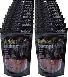 Produktbild von Pablo Hundesnack Kaustangen Huhn 80 g, 20er Pack