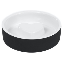 Produktbild von PAIKKA Anti-Schlingnapf Slow Feed Bowl schwarz Größe L - 1,4 l