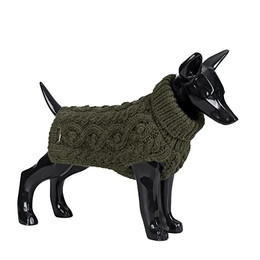 Produktbild von PAIKKA Handmade Knit Pullover für Hunde grün 35