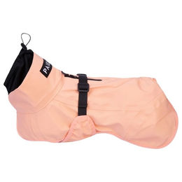 PAIKKA Hunde Regenmantel reflektierend Visibility Raincoat pfirsich – Bild 1 von 5