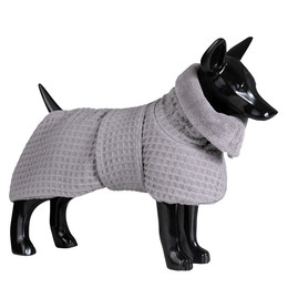 Produktbild von Paikka Hundebademantel Spa grau 45 cm