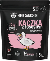 Produktbild von PAKA ZWIERZAKA Ente-Lachs-Welpenfutter - 1,5 kg