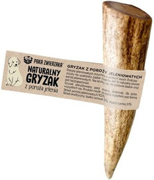 Produktbild von PAKA ZWIERZAKA Hirschgeweih Kausnack für Hunde Hard S 9 cm - 20 g