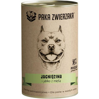 Produktbild von PAKA ZWIERZAKA Lamm und Apfel mit Minze Nassfutter für Hunde - 400 g