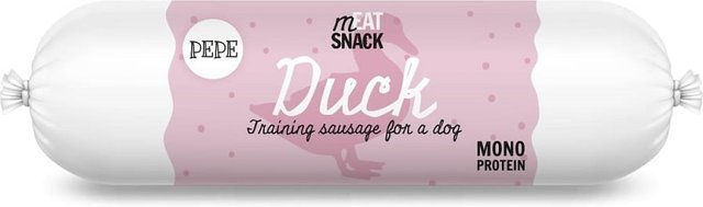 Produktbild von PAKA ZWIERZAKA PEPE Entenwurst Snack für Hunde - 200 g