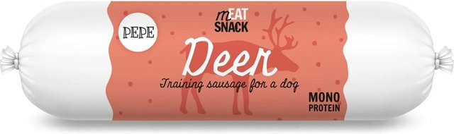 Produktbild von PAKA ZWIERZAKA PEPE Hirschwurst Snack für Hunde - 200 g