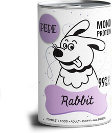Produktbild von PAKA ZWIERZAKA PEPE Kaninchen Monoprotein Hundefutter - 400 g