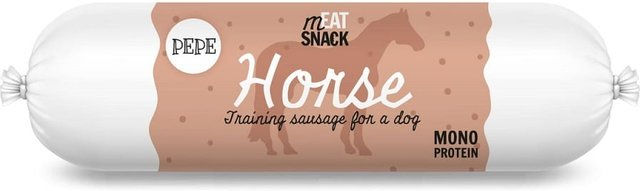 Produktbild von PAKA ZWIERZAKA PEPE Meat Snack Pferdefleischwurst für Hunde 200g