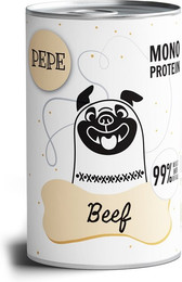 Produktbild von PAKA ZWIERZAKA PEPE Rind 99% Nassfutter - 400 g