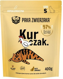Produktbild von PAKA ZWIERZAKA Trockenfutter Huhn für Katzen S 400 g