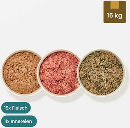 Produktbild von Paket Hund Senior Frostfutter Menü - 30 x 500 g