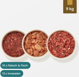 Produktbild von Paket Katze Senior Frostfutter Menü - 20 x 500 g