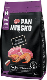 Produktbild von Pan Mięsko Cat Kalb mit Garnelen Small - 2 x 5 kg