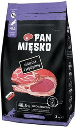 Produktbild von PAN MIĘSKO Cielęcina z jagnięciną dla seniorów M 3 kg