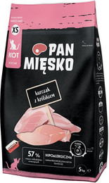 Produktbild von Pan Mięsko Kitten Huhn mit Kaninchen XS - 5 kg