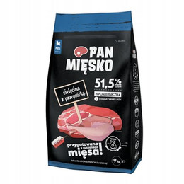 Produktbild von Pan Mięsko Large Puppy Kalb mit Wachteln - 9 kg