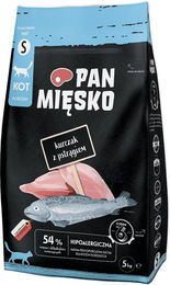 Produktbild von PAN MIĘSKO Trockenfutter mit Huhn und Forelle adulte Katzen hypoallergen 5 kg