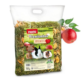 Produktbild von PANTO Premium Heu Apfelwiese für Nager und Zwergkaninchen - 6 x 0,75 kg