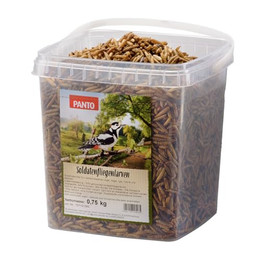 Produktbild von PANTO Soldatenfliegenlarven getrocknet - 750 g