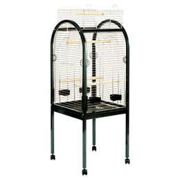Produktbild von Papageienkäfig Junior chrom/schwarz