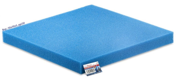 Produktbild von Papillon Filterschaum blau 50x50x3 cm - fein