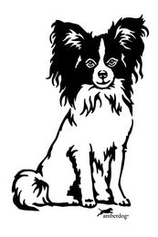Produktbild von Papillon Spaniel Grafiklizenz